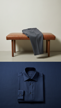 Slate Gurkha trousers with adjustable waistband